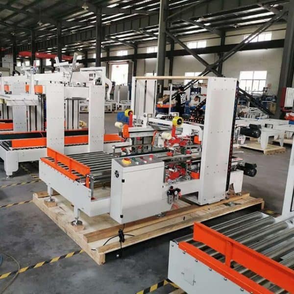 corner carton sealing machine workshop