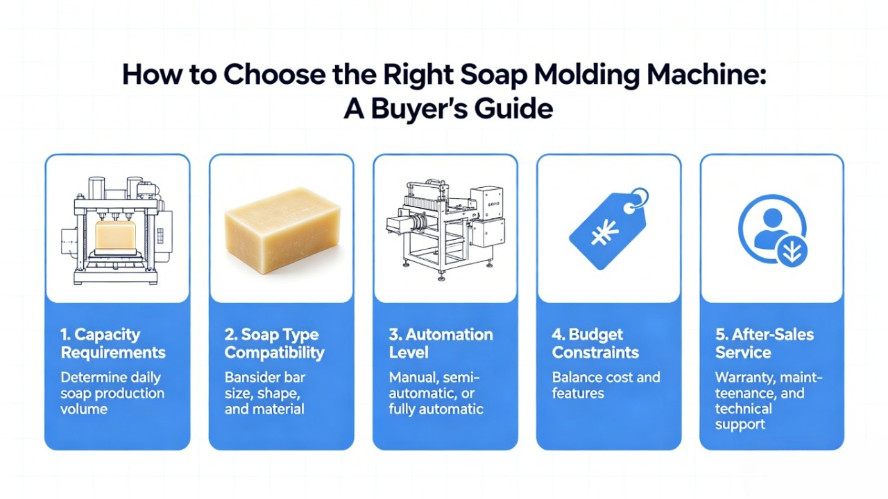 How to Choose the Right Soap Molding Machine A Buyer's Guide
