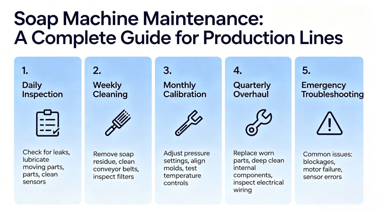 Soap Machine Maintenance A Complete Guide for Production Lines