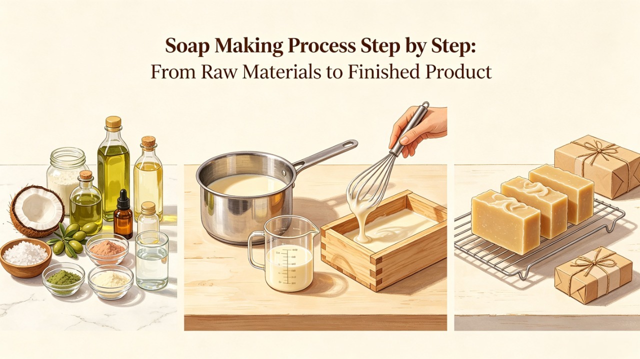 Soap Making Process Step by Step From Raw Materials to Finished Product