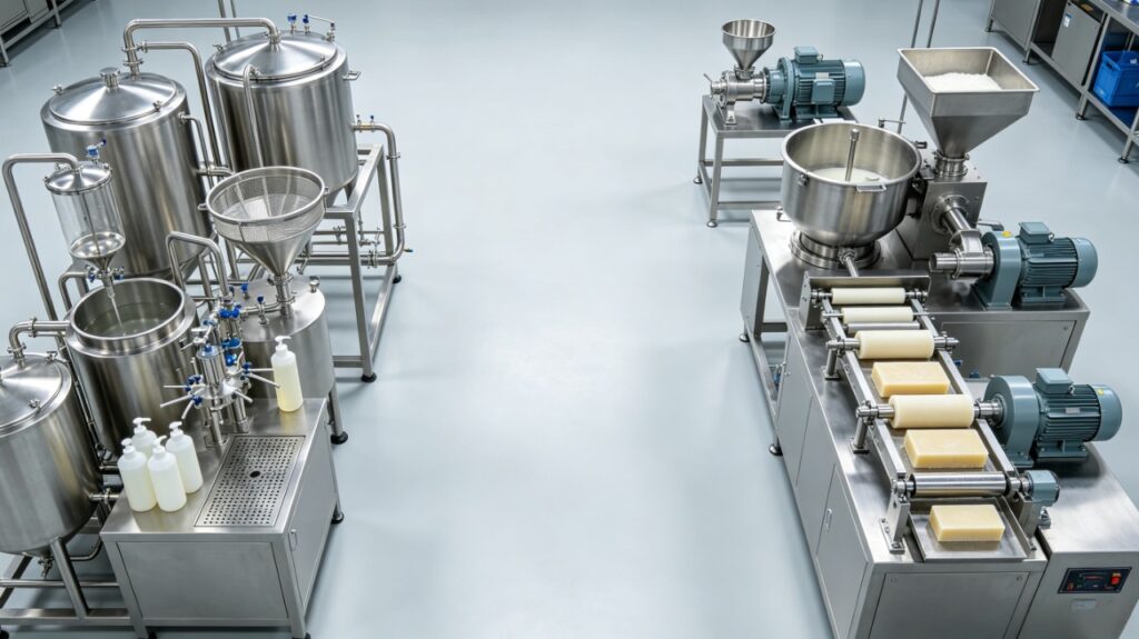 Liquid Soap vs Bar Soap Manufacturing_ Equipment Comparison
